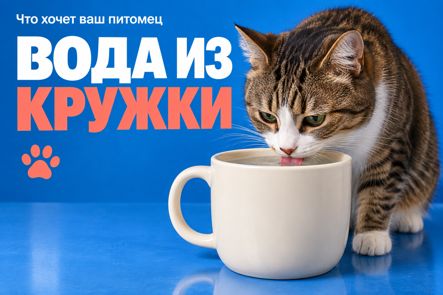 Почему кошка пьёт из вашей кружки и игнорирует миску: 5 бытовых причин и что реально помогает