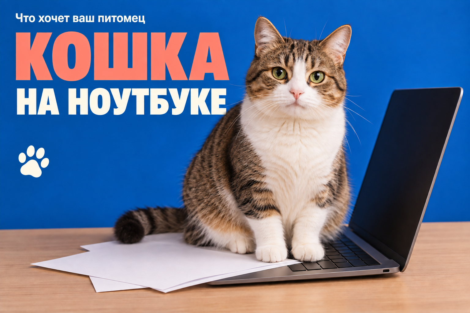 Почему кошка садится на ноутбук или бумаги: 6 спокойных объяснений без ревности