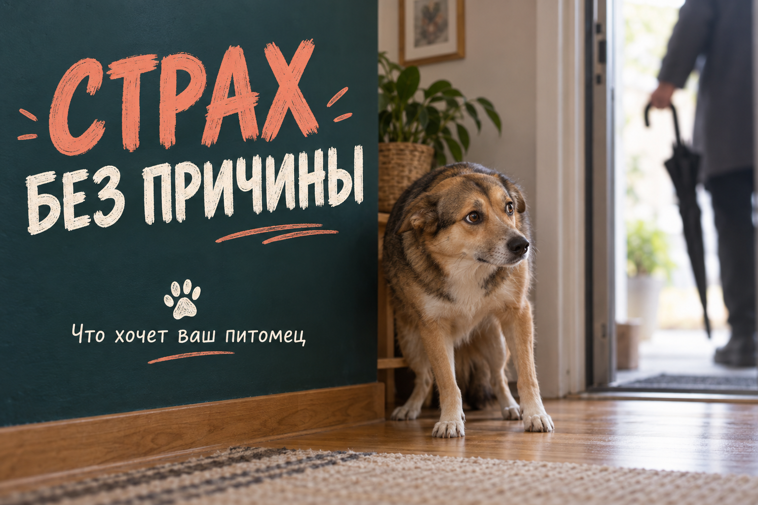 Почему собака боится одних людей и спокойна с другими — и что с этим делать