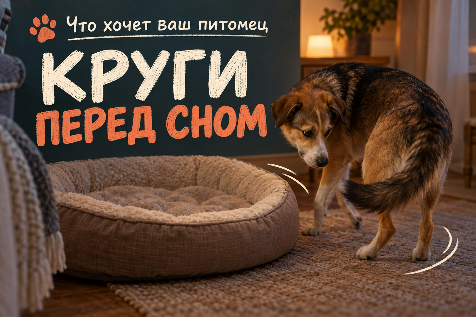 Почему собака кружится перед тем, как лечь: норма или сигнал, что что-то не так