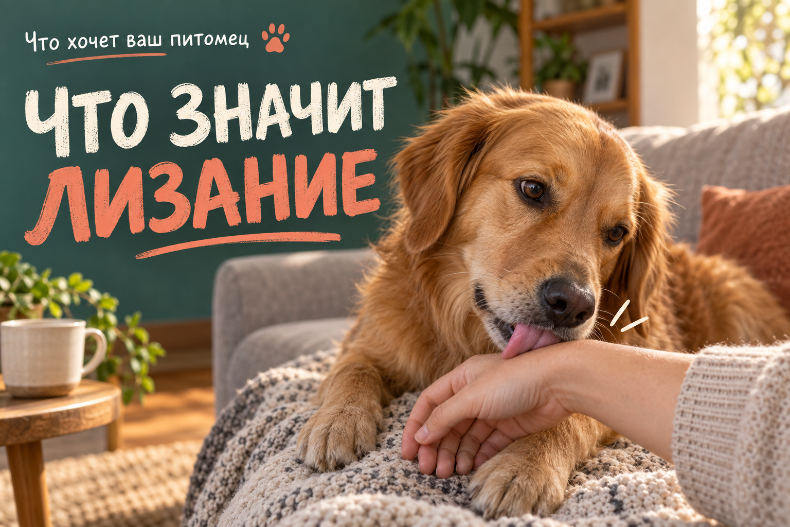 Почему собака лижет руки и лицо — и что это значит на самом деле