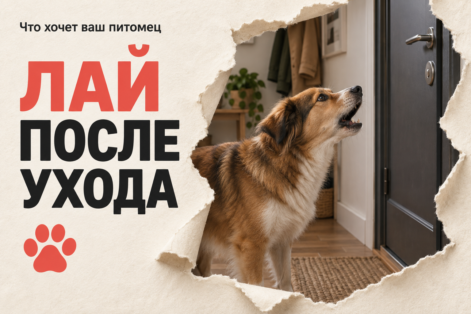Почему собака лает после вашего ухода — и что с этим делать