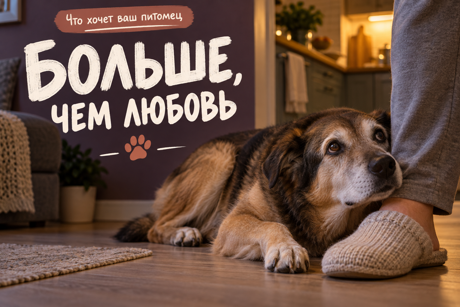 Почему собака становится привязчивой с возрастом и что за этим стоит